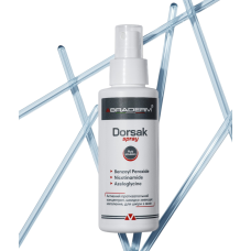 Спрей-емульсія з бензоїл пероксидом 6% Dorsak spray fluid emulsion, Braderm, Італія