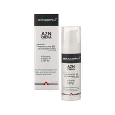 Денний крем, лікувальний, протизапальний сонцезахист SPF30 AZN cream, Braderm, Італія