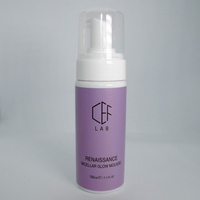 Міцелярний антиоксидантний мус, Micellar Glow Mousse, Renaissance, CEF Lab, Україна