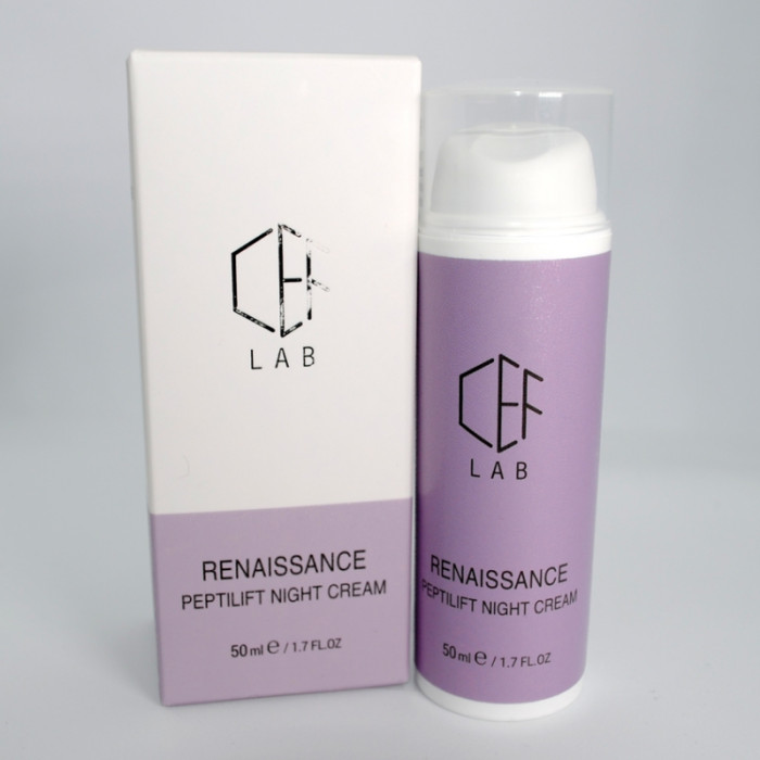 Пептидний нічний Ліфтинг-крем, Peptilift Night Cream, Renaissance, CEF Lab, Укріїна