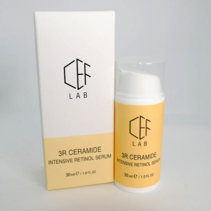 Інтенсивна Ретинолова Сироватка, Intensive Retinol Serum, 3R Ceramide, CEF Lab, Україна