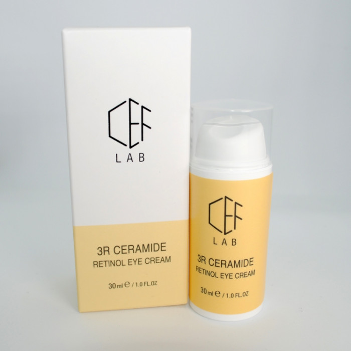 Удосконалюючий крем з ретинолом для зони навколо очей, Retinol Eye Cream, 3R Ceramide, CEF Lab, Україна