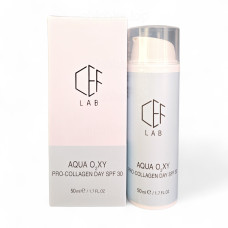 Проколагеновий Денний Крем Spf 30, Pro-Collagen Day Cream SPF 30, Aqua O2xy, CEF Lab, Україна