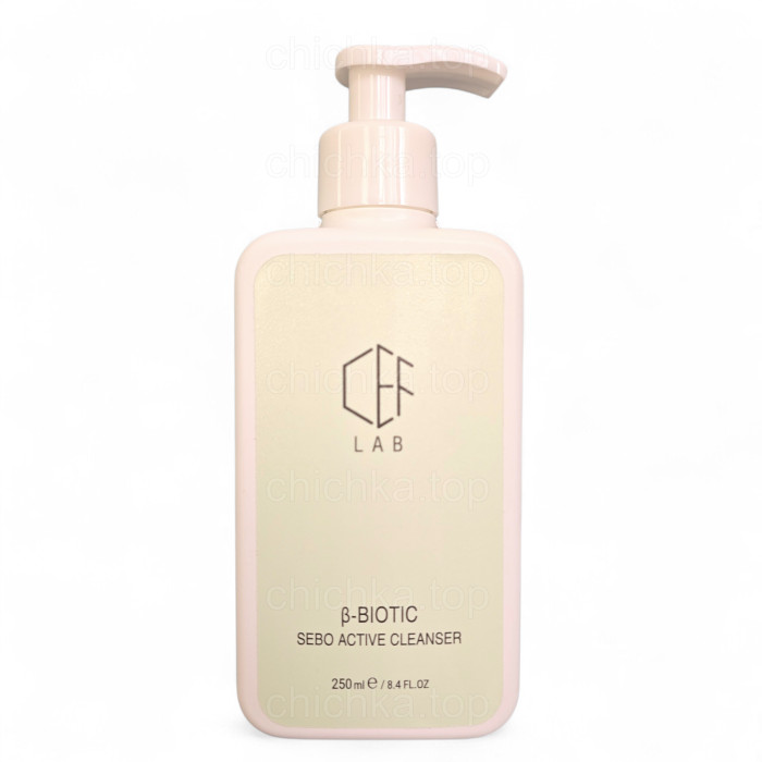 Азелаїновий очищуючий Гель, Sebo Active Cleanser, β-Biotic, CEF Lab, Україна