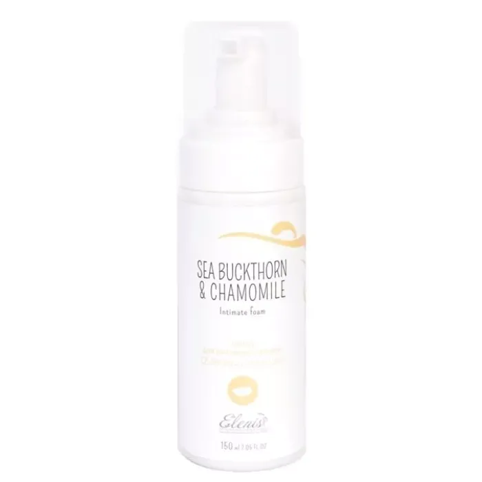 Пінка для інтимної гігієни "Обліпиха й ромашка", Sea Buckthorn&Chamomile Intimate Foam, Elenis, Україна