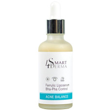 Ліпосомальна сироватка з феруловою кислотою, Ferrulic Liposerum Bha-Pha Control, Acne Balance, Smart4Derma, Україна