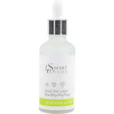 Мультикислотна локальна присушка, Local SOS Lotion AHA-BHA-PHA Pure, Acne Derm Active, Smart4Derma, Україна
