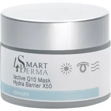 Крем-маска глибоке зволоження, Iactive Q10 Mask Hydra Barrier X50, Aquagen, Smart4Derma, Україна