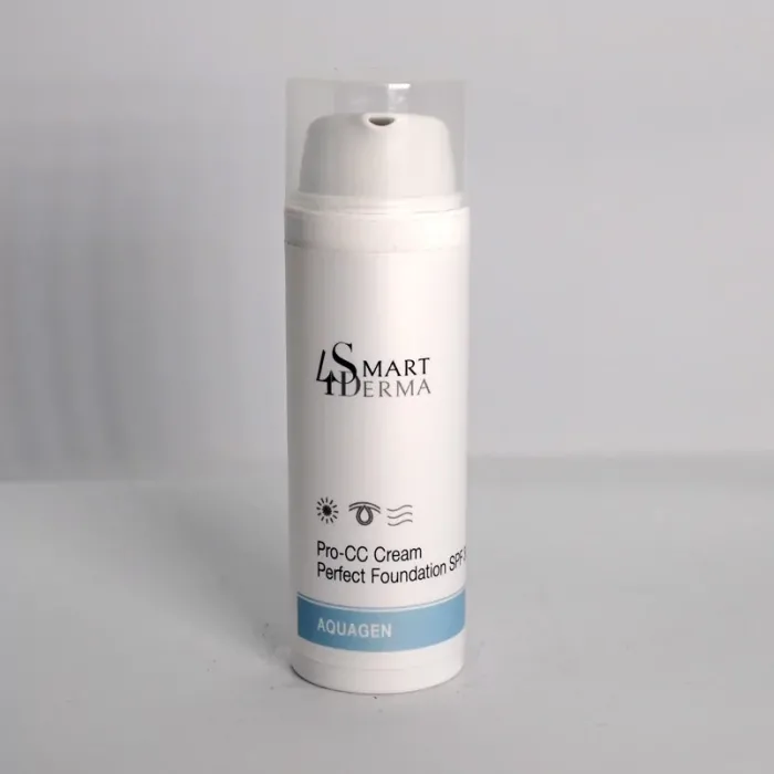 Удосконалювальний зволожувальний СС-крем, Pro-CC cream perfect foundation SPF 30, Aquagen, Smart4Derma, Україна