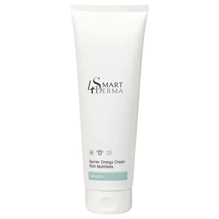 Розкішний живильний крем з церамідами, Barrier Omega Cream Rich Multifeels, Aquagen, Smart4Derma, Україна