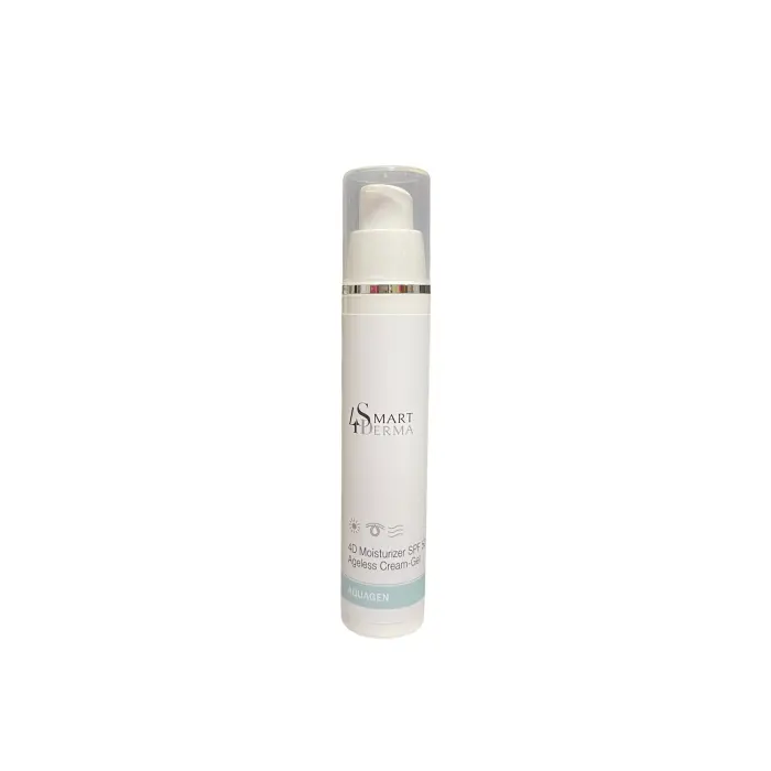 Невагомий крем-гель сонцезахисний SPF 50, 4D Moisturizer SPF 50 Ageles Cream-Gel, Aquagen, Smart4Derma, Україна