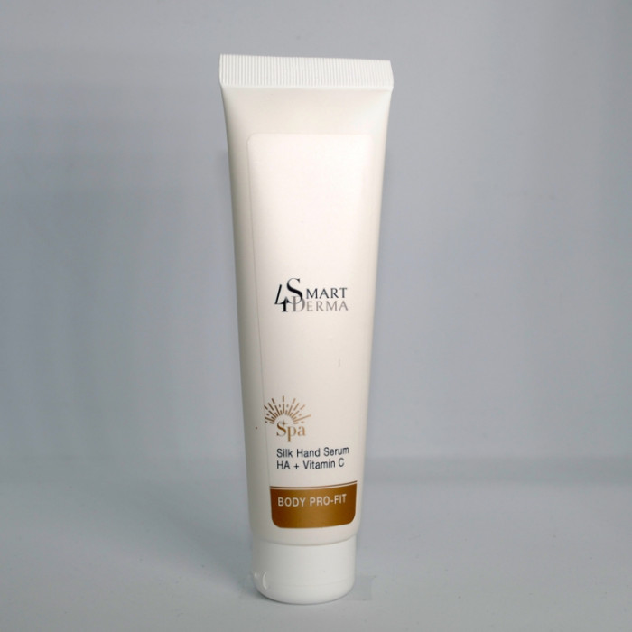 Оксамитова антиоксидантна сироватка для рук, Silk Hand Serum HA+Vitamin C, Body Pro-Fit, Smart4Derma, Україна
