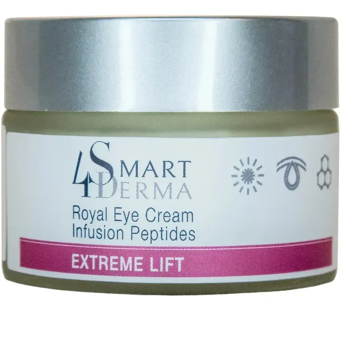  Вдосконалюючий пептидний крем для периорбітальної зони, Royal Eye Cream Infusion Peptides, Extreme Lift, Smart4Derma, Україна