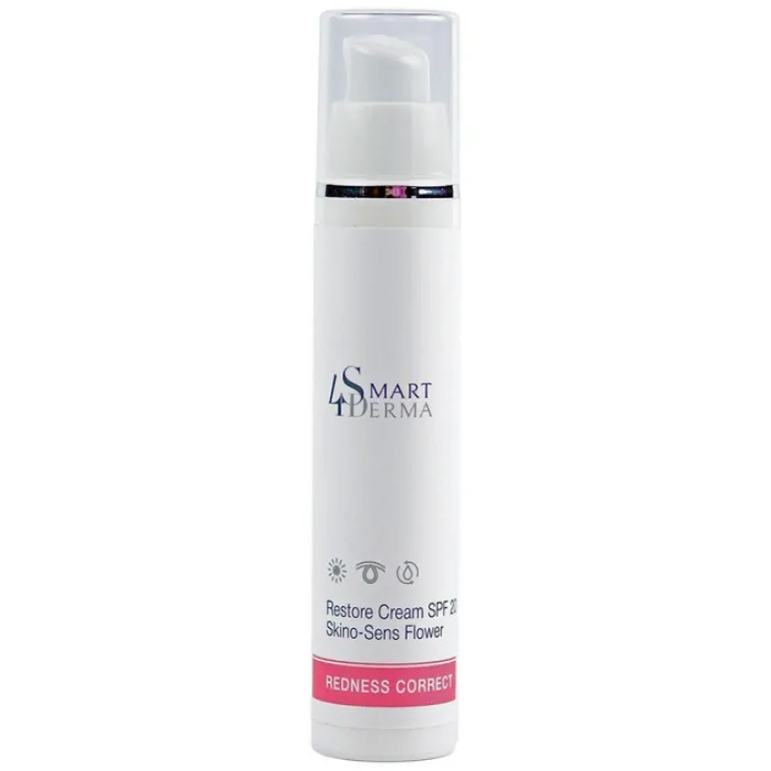 Нічний зміцнюючий крем для чутливої та куперозної шкіри, Redness Correct Calm Relaxing Cream, Redness Correct, Smart4Derma, Україна